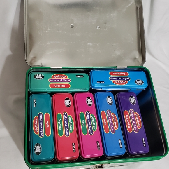 Webber Verbs & More Speech Language Pathology Therapy Cards Game Set & Storage - Picture 6 of 8